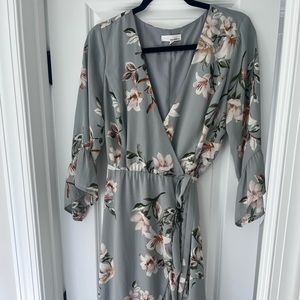 Floral Wrap Dress